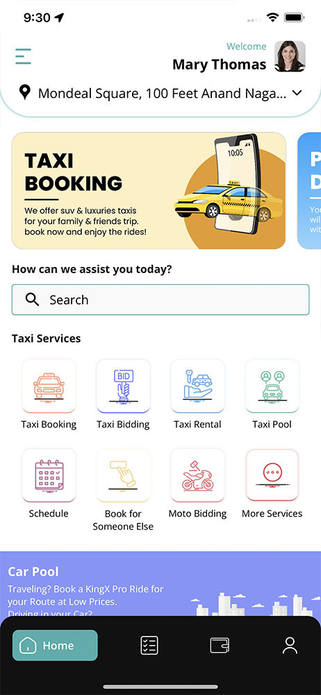 user app