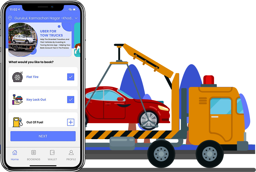 on demand Tow Truck app