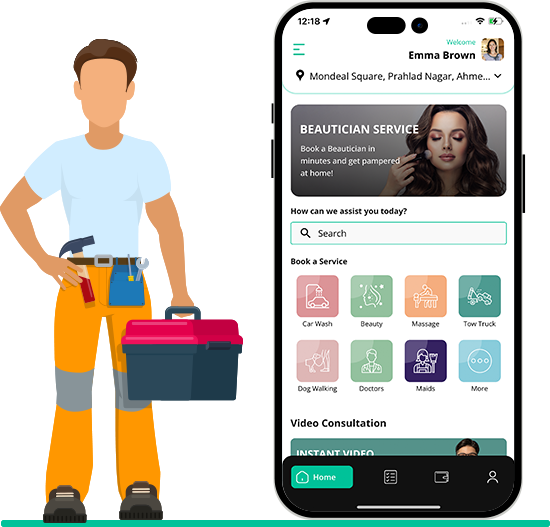 Uber for workers App