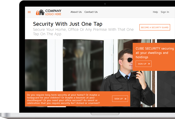 On demand security guard apps package On demand security guard apps package